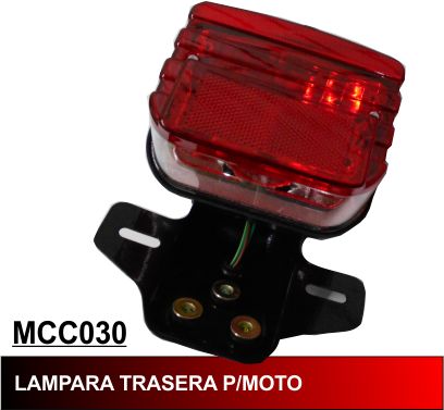 LAMPARA PARA MOTO TRASERA